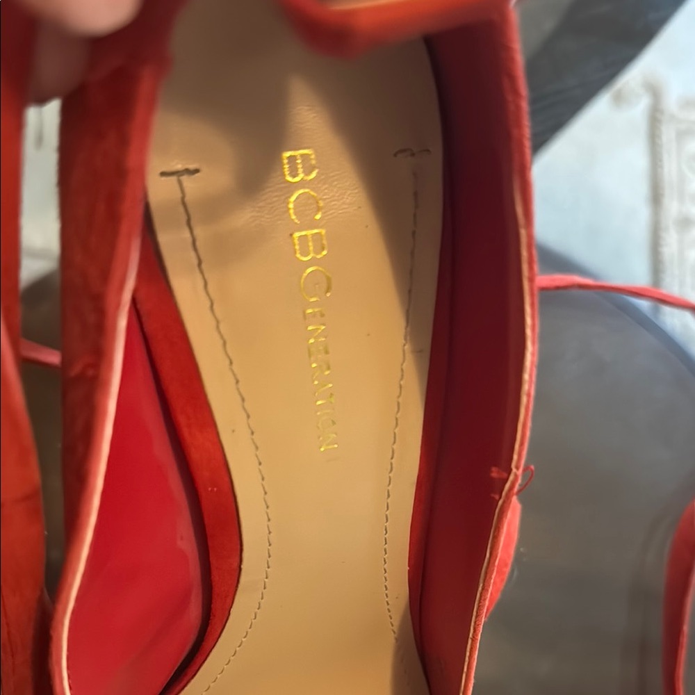 Elegant Burnt Orange Women's Shoes - Picture 8 of 9